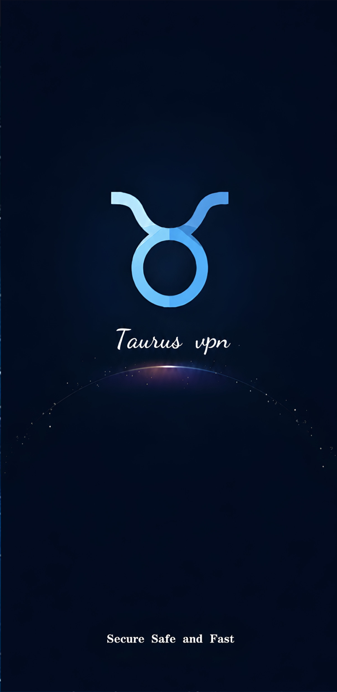 Taurus VPN app screenshot β connection screen